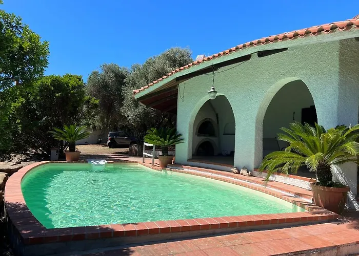 Casale Al Mare - With Swimming Pool 150 Meters From The Villa Porto Columbu - Perd'E Sali